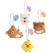Load image into Gallery viewer, Japan San-X Rilakkuma Plush Doll Brooch Keychain (Relax and Warm)
