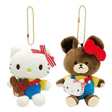 Charger l'image dans la galerie, Japan Sanrio Hello Kitty x The Bears School Plush Doll Keychain
