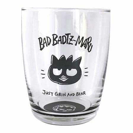 Japan Sanrio Bad Badtz Maru XO Glass Cup (30th)