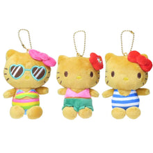Load image into Gallery viewer, Japan Sanrio Hello Kitty Plush Doll Keychain (Sunburn)
