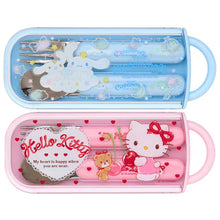 Lade das Bild in den Galerie-Viewer, Japan Sanrio Fork Spoon &amp; Case
