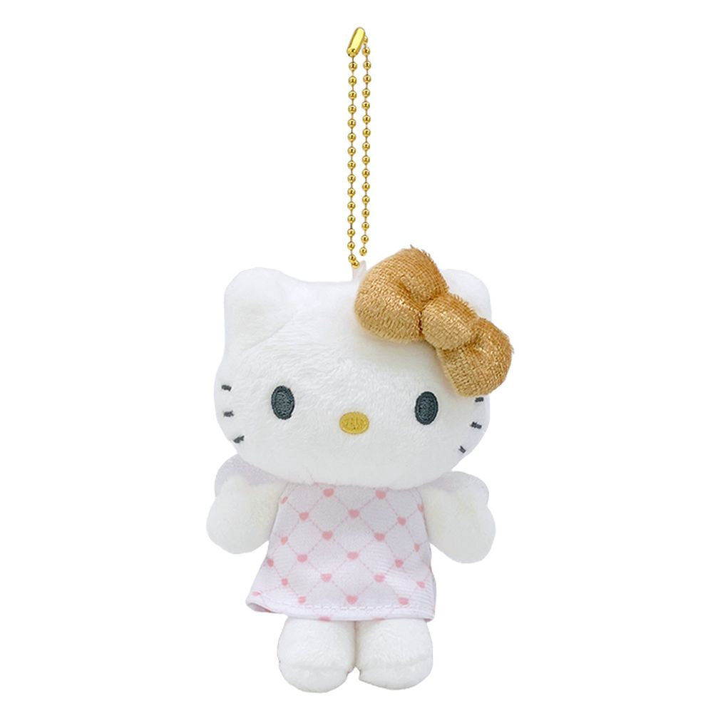 Japan Sanrio Hello Kitty Plush Doll Keychain (Angel)