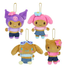 이미지를 갤러리 뷰어에 로드 , Japan Sanrio Plush Doll Keychain (Sunburn)
