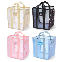 Lade das Bild in den Galerie-Viewer, Japan Sanrio Characters Mix / Hello Kitty / My Melody / Cinnamoroll Mesh Bag Container (S)
