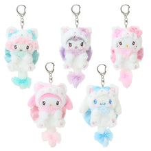 Load image into Gallery viewer, Sanrio Plush Doll Keychain (Milky Cat)
