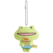 Load image into Gallery viewer, Japan San-X Chickip Dancers Plush Doll Keychain (Burger)
