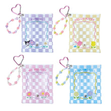 Lade das Bild in den Galerie-Viewer, Japan Sanrio Carabiner Clear Case Small Pouch (Pastel Checker)
