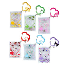 Cargar imagen en el visor de la galería, Japan Sanrio Carabiner Clear Mini Pouch Coin Purse (Colorful Heart)
