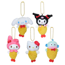 이미지를 갤러리 뷰어에 로드 , Japan Sanrio Plush Doll Keychain (Ebi Tempura)
