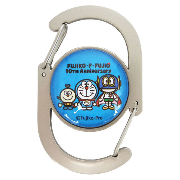 Japan Doraemon W Carabiner Keychain (Fujiko F Fujio 90th Anniversary)