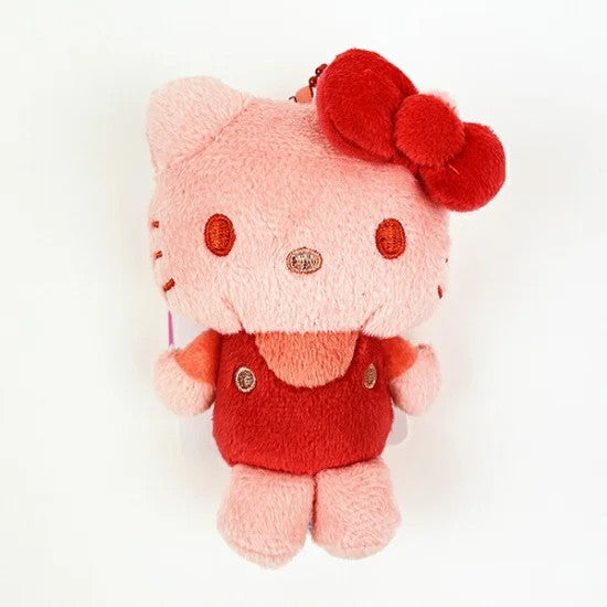 Japan Sanrio Hello Kitty Plush Doll Keychain (Colorful)