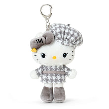 Carica l&#39;immagine nel visualizzatore di Gallery, Sanrio Hello Kitty Plush Doll Keychain (Monochrome Girly Twin Outfit)

