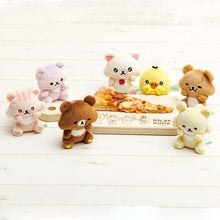 Load image into Gallery viewer, Japan San-X Rilakkuma Mini Plush Doll Soft Toy (Let&#39;s Eat)
