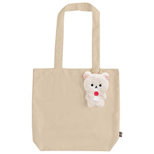 Afbeelding in Gallery-weergave laden, Japan San-X Rilakkuma Shopping Tote Bag with Plush Pouch (Moko Moko)
