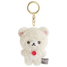 Cargar imagen en el visor de la galería, Japan San-X Rilakkuma Plush Doll Keychain Key Ring (Moko Moko)

