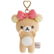 Cargar imagen en el visor de la galería, Japan San-X Rilakkuma Plush Doll Keychain (Makeup)
