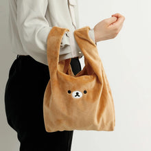 Load image into Gallery viewer, Japan San-X Rilakkuma Plush Tote Bag
