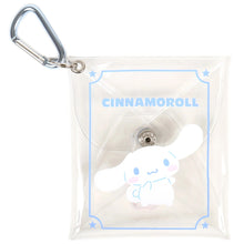 Load image into Gallery viewer, Japan Sanrio Clear Mini Coin Case with Carabiner
