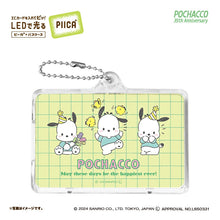 이미지를 갤러리 뷰어에 로드 , Japan Sanrio Pochacco PIICA Card Holder Pass Case (35th Anniversary) Green
