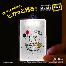 이미지를 갤러리 뷰어에 로드 , Japan Sanrio Pochacco PIICA Card Holder Pass Case (35th Anniversary) White
