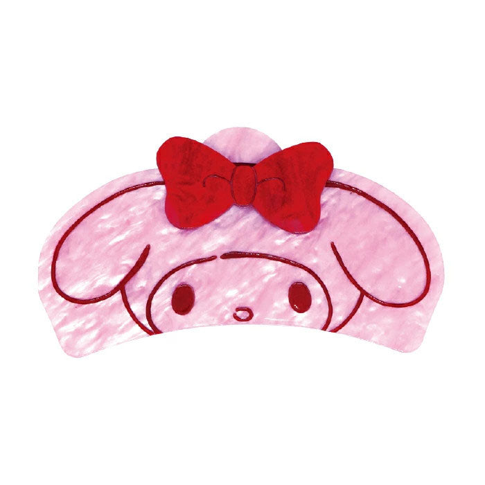Japan Sanrio Face Style Hair Claw Clip (Ribbon)