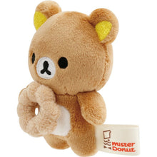 이미지를 갤러리 뷰어에 로드 , Japan San-X Rilakkuma Mini Plush Doll Soft Toy (Mister Donut)
