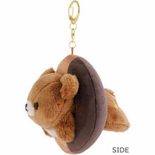 이미지를 갤러리 뷰어에 로드 , Japan San-X Rilakkuma Plush Doll Keychain (Mister Donut)
