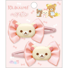 Load image into Gallery viewer, Japan San-X Rilakkuma Hair Clip (Ribbon)
