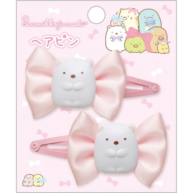 Japan San-X Sumikko Gurashi Hair Clip (Ribbon)