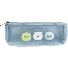 Load image into Gallery viewer, Japan San-X Rilakkuma / Sumikko Gurashi Mesh Slim Pencil Case Pen Pouch
