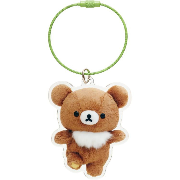 Japan San-X Rilakkuma Acrylic Keychain Key Ring (Photo)