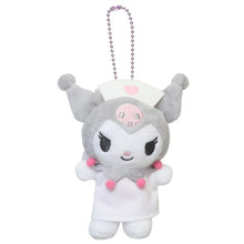 Cargar imagen en el visor de la galería, Japan Sanrio Kuromi Plush Doll Keychain (Nurse)
