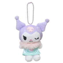 Charger l&#39;image dans la galerie, Japan Sanrio Kuromi Plush Doll Keychain (Scarf)
