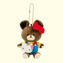 Charger l'image dans la galerie, Japan Sanrio Hello Kitty x The Bears School Plush Doll Keychain
