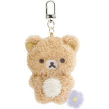 Cargar imagen en el visor de la galería, Japan San-X Rilakkuma Plush Doll Keychain (Flower)
