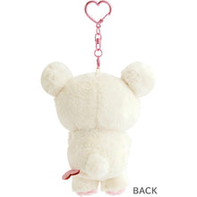 Load image into Gallery viewer, Japan San-X Rilakkuma Korilakkuma Plush Doll Keychain (Heart)

