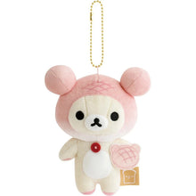 Load image into Gallery viewer, Japan San-X Rilakkuma Korilakkuma Plush Doll Keychain (Bread)
