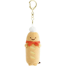 Load image into Gallery viewer, Japan San-X Sumikko Gurashi Bread Plush Doll Keychain
