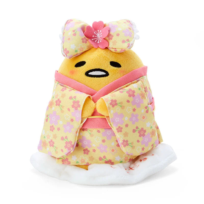 Japan Sanrio My Melody / Gudetama Plush Doll Soft Toy / Keychain (Sakura Kimono)