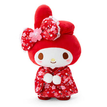 Carica l&#39;immagine nel visualizzatore di Gallery, Japan Sanrio My Melody / Gudetama Plush Doll Soft Toy / Keychain (Sakura Kimono)
