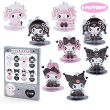 Lade das Bild in den Galerie-Viewer, Japan Sanrio Kuromi / My Melody Acrylic Keychain Mini Decoration (Moon Night)
