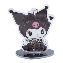 Carica l&#39;immagine nel visualizzatore di Gallery, Japan Sanrio Kuromi / My Melody Acrylic Keychain Mini Decoration (Moon Night)
