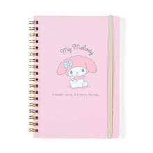 Load image into Gallery viewer, Japan Sanrio My Melody / Hello Kitty / Pochacco / Pompompurin / Kuromi / Cinnamoroll B6 Spiral Notebook (Plush Design)
