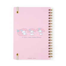 Load image into Gallery viewer, Japan Sanrio My Melody / Hello Kitty / Pochacco / Pompompurin / Kuromi / Cinnamoroll B6 Spiral Notebook (Plush Design)
