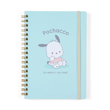 Load image into Gallery viewer, Japan Sanrio My Melody / Hello Kitty / Pochacco / Pompompurin / Kuromi / Cinnamoroll B6 Spiral Notebook (Plush Design)
