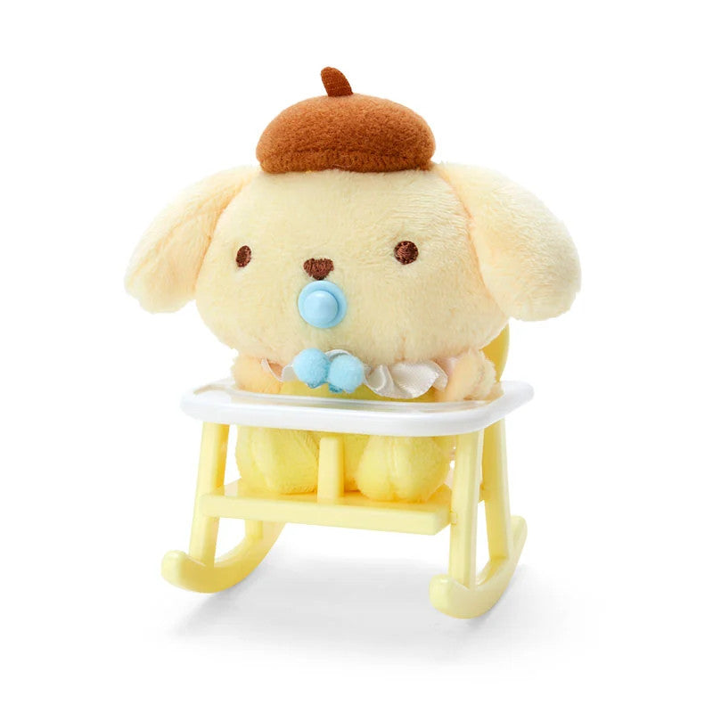 Japan Sanrio  Plush Doll Keychain (Baby Chair)