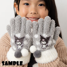 Load image into Gallery viewer, Japan Sanrio Cinnamoroll / Kuromi / Hello Kitty / My Melody / Pochacco Kid Plush Gloves
