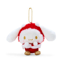 Load image into Gallery viewer, Japan Sanrio My Melody / Kuromi / Pochacco / Hello Kitty / Cinnamoroll / Pompompurin Plush Doll Keychain (Christmas) 2023
