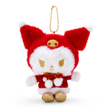 Load image into Gallery viewer, Japan Sanrio My Melody / Kuromi / Pochacco / Hello Kitty / Cinnamoroll / Pompompurin Plush Doll Keychain (Christmas) 2023
