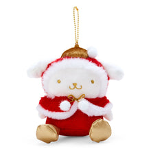 Load image into Gallery viewer, Japan Sanrio My Melody / Kuromi / Pochacco / Hello Kitty / Cinnamoroll / Pompompurin Plush Doll Keychain (Christmas) 2023
